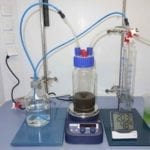 Versuchsaufbau Gasbildung